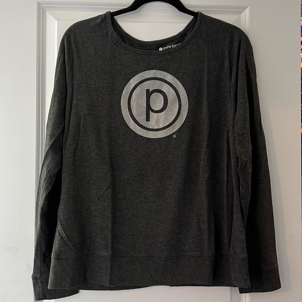 EUC Pure Barre x Beyond Yoga sweatshirt size medium